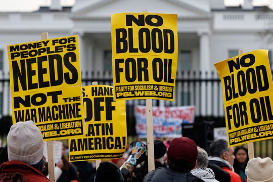 venezuela protest white house